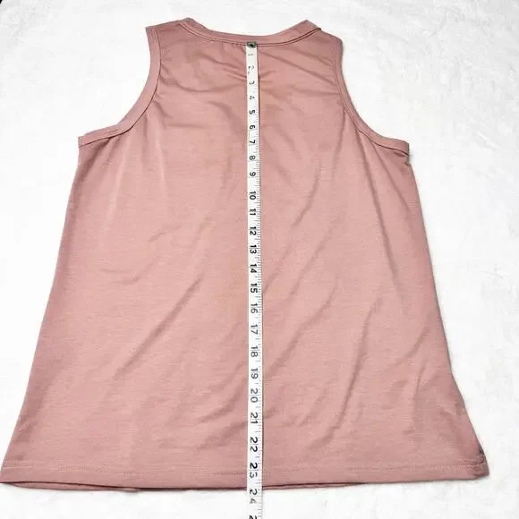 EMERY ROSE Pink V-neck Sleeveless Tank Top size Medium - Picture 4 of 5